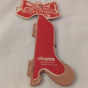 Vtg Christmas Paper Ornament